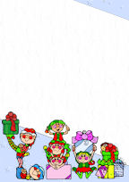 Christmas Holiday Elf's A4 Stationery Papers.