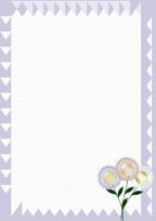 summer blue arrows flower clipart decorated elements bordered