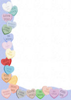 free a4 stationery papers free digital journal templates conversation hearts candy