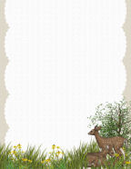 Free Critters and Animals downloadable stationery with animal, critters, dogs, cats, and more...