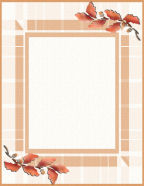 free printable autumn leaves stationery for download to print