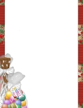 Christmas Candy and Gingerbread Men Holiday decorations free stationery downloads