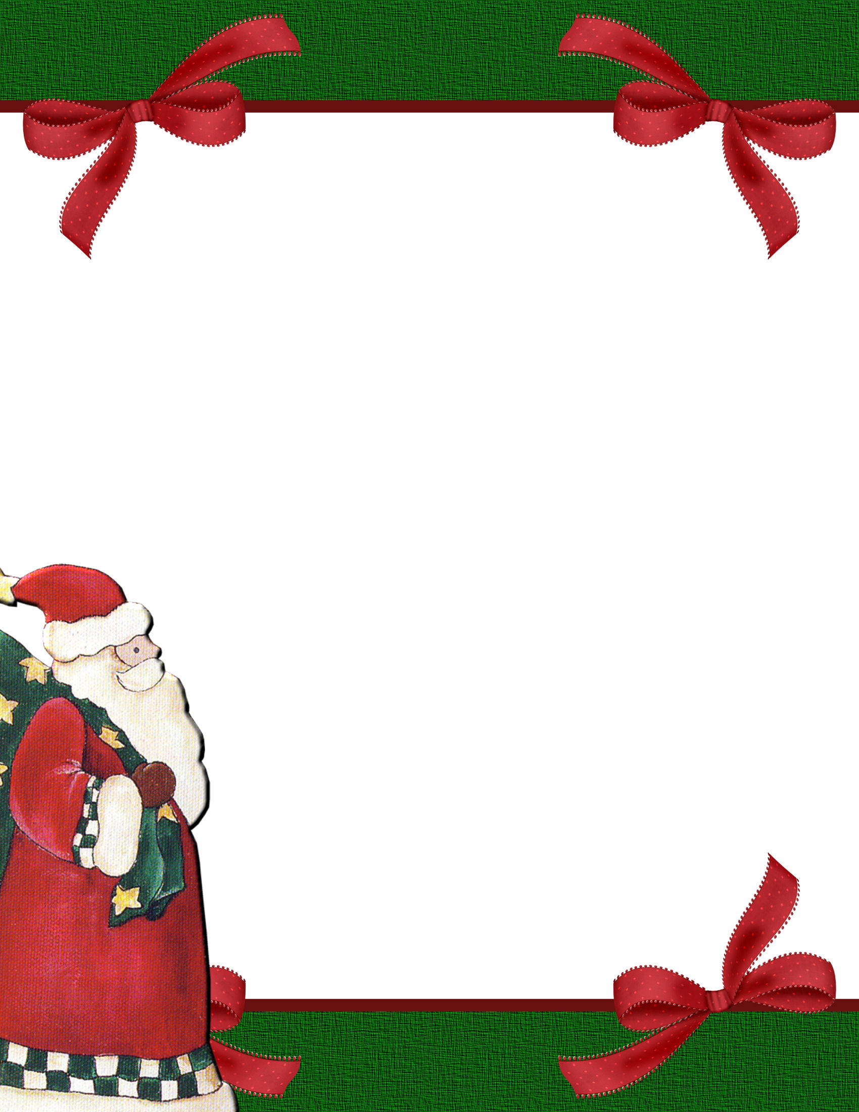 Christmas Letterhead Template Sample Design Layout Templates