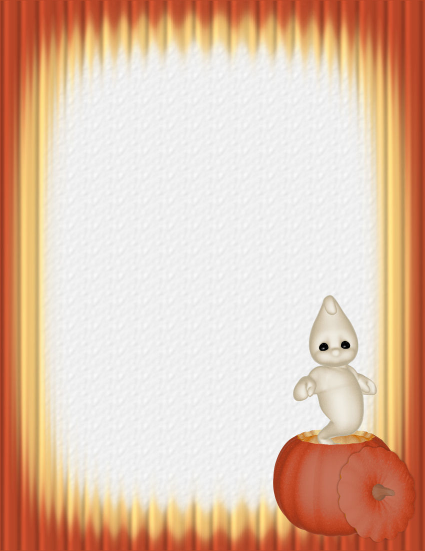 Halloween 1 FREE Stationery Template Downloads