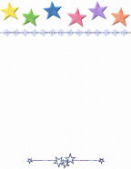 free nature stationery digital with stars to print for letters or scrapbooks