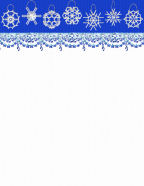 free printable winter snowflake stationery for holiday winter letters